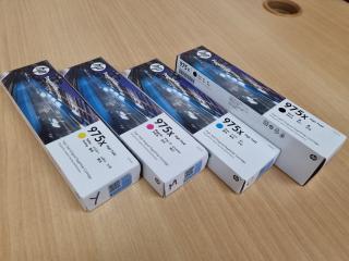HP PageWide 975x High Yield Ink Cartridges, All Colours, New