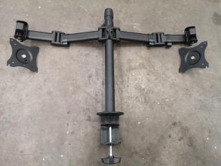 Digitus Adjustable Dual Monitor Workstation Desk Stand Rack