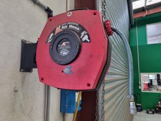 AK Auto Rewinding Wall Mounted Air Hose Reel