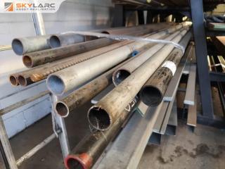 17x Assorted Industrial Steel Material Lengths