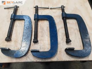 3 x 250mm Engineering Clamps
