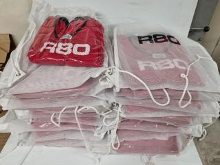 200x R80 Red Mesh Training Bibs, Size S