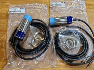 2x Sick Inductive Proximity Sensors IM30-15NUS-ZU0