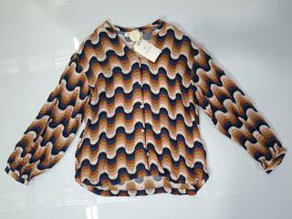 Nice Things Paloma S Waves Print Top - Size 38