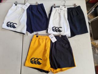 3x Canterbury Harlequin Cotton Shorts, Size 34