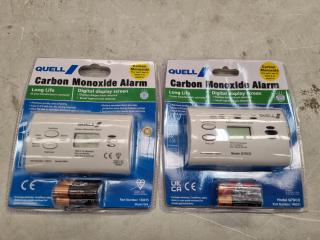 2x Quell Carbon Monoxide Alarms, New