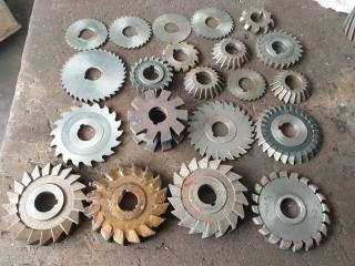 21 Assorted Milling Cutters