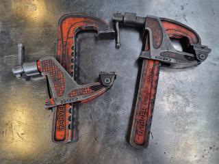 2x Carver 150mm Rack Clamps T186