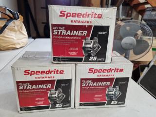 Speedrite In Line Strainers, 75x Units