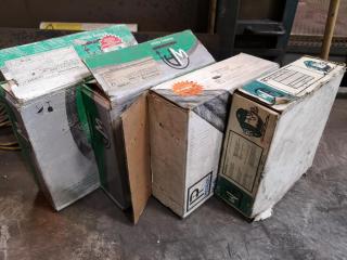 4x Partial Spools of Assorted MIG Welding Wire