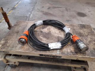 16 Metre 3-Phase 32Amp (500V, 50Hz) Extension Lead