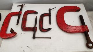 4 Large G Clamps