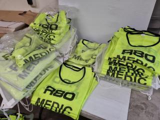 158x R80 Yellow High Vis MEDIC Bibs, Assorted Sizes