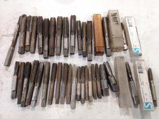 36x Assorted Threading Taps