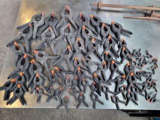 65+ Assorted Nylon Spring Clamps