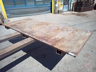 Large Plate Steel Pallet