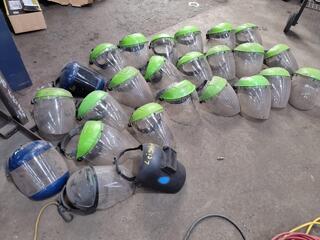 Assorted Esko Tuff-Sheild Browguard Face Protectors & More