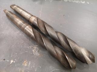 2x Morse Tapper Mill Drill Bits, Imperial Sizes