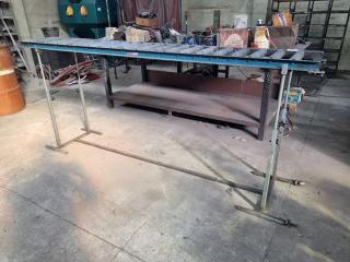 Adjustable Roller Conveyor Assembly