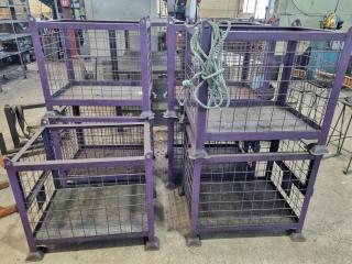 7x Stacking Steel Stillages
