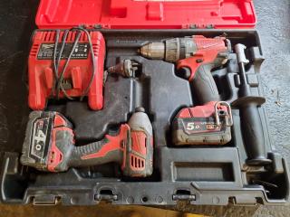Milwaukee M18 Drill Driver Kit