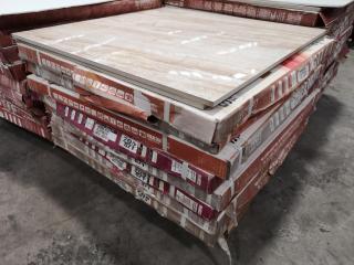 600x600mm Vitrified Ceramic Tiles, 11.52m2 Coverage