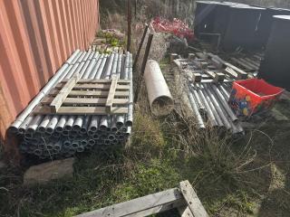 Large Lot of Steel Posts