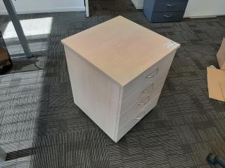 Faux Wood MDF Office Mobile Unit