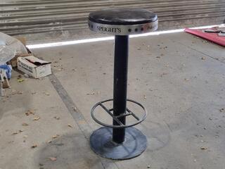 Rugged Bar Stool with Speight's Pride of the South Labeling