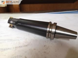 Acrow BT40 Milling Tool Holder w/ Sandvik End Mill Cutter