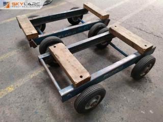 2x Heavy Duty Workshop Dollies Dolly