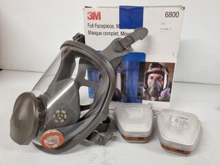 3M 6800 Series Reusable Full Face Mask