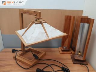 Assorted Wooden Lamps