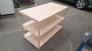 Steel Table / Bench / Shelving 