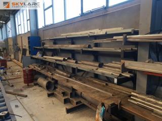 Steel Rack and Contents