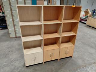 3 x Cabinets