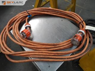 3-Phase Power Extension Cable, 17-Metre Length