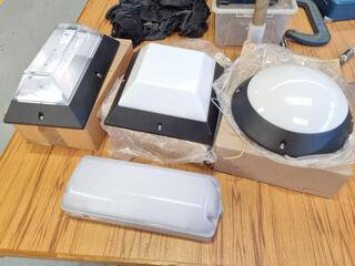 4x Assorted LED Ceiling or Wall Lights