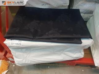Bale of 20 Black Damask Table Cloths