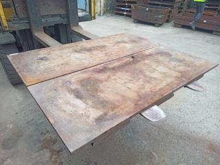 2 x Plate Steel Pallets