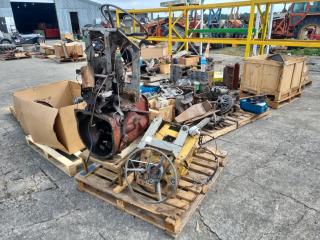 Large Lot of Massey 165 Tractor Parts