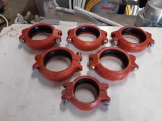 6 x Victaulic Flange Collars