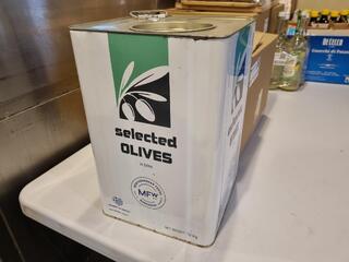 10kg Bulk Can of Greek Olives