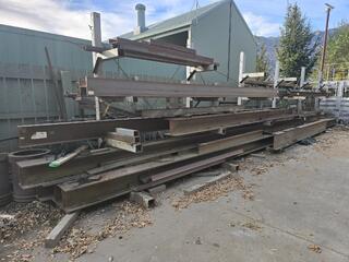 Large Steel Rack and Contents of Steel 