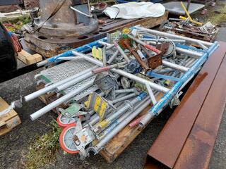 Assortment of Scaffolding Equipment