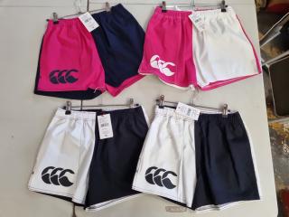 4x Canterbury Harlequin Cotton Shorts, Size 32