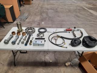 Assorted Lot of Hydraulic Parts and Components