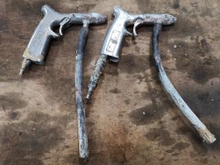 2x Sand Blasting Air Guns
