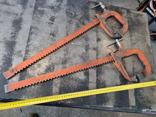 2x Carver Rack Clamps