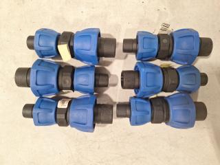 6 x LDRC2520 Reducing Couplings